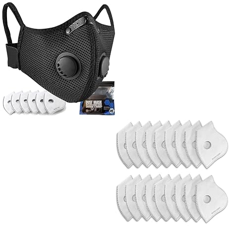 BASE CAMP Dust Mask Bundle with 18 Filters