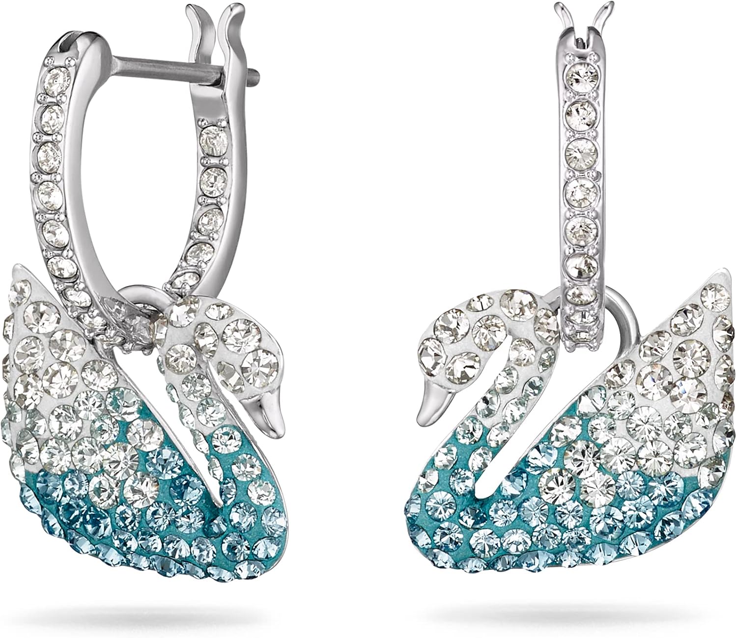 Swarovski Iconic Swan Crystal Necklace and Earrings Jewelry Collection
