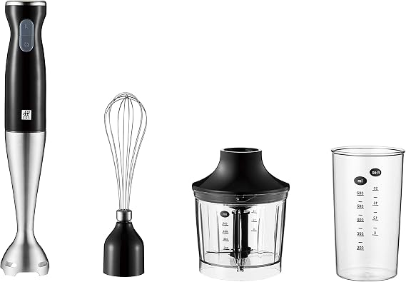 Zwilling 36430-004 Stick Blender Set with Peeler, Hand Blender, 250 W, Japanese Official Sale