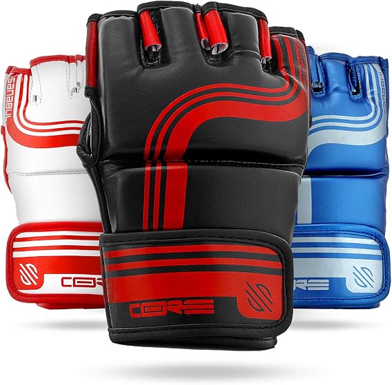 Sanabul Core 4oz MMA Gloves for Men & Women, Professional Fighting Boxing Muay Thai Kickboxing Gloves for Sparring Grappling and Training.