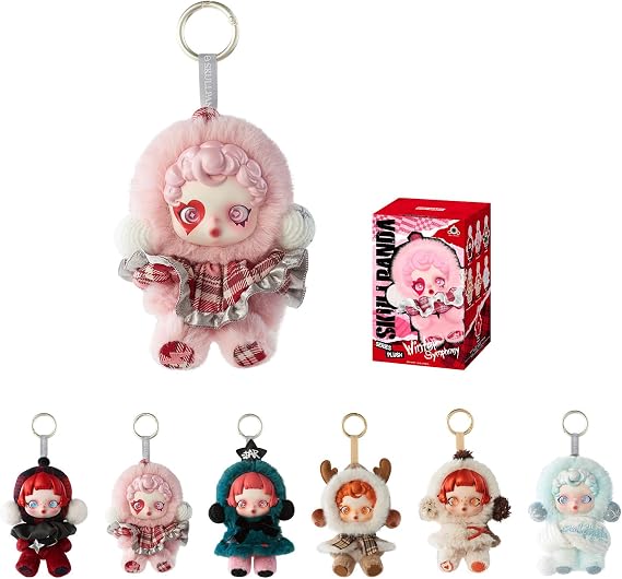 POP MART SKULLPANDA Winter Symphony Series, Blind Box Figures, Random Design Figures Collectible Toys Home Decorations, Holiday Birthday Gifts, Single Box