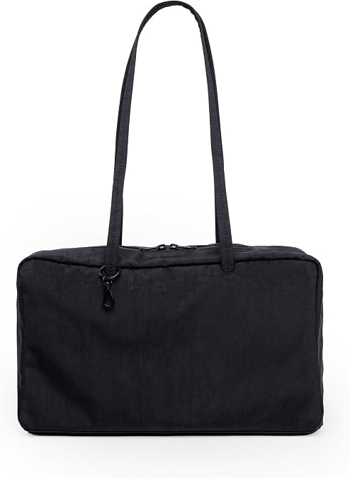 BAGGU Medium Nylon Bowler Bag - Black