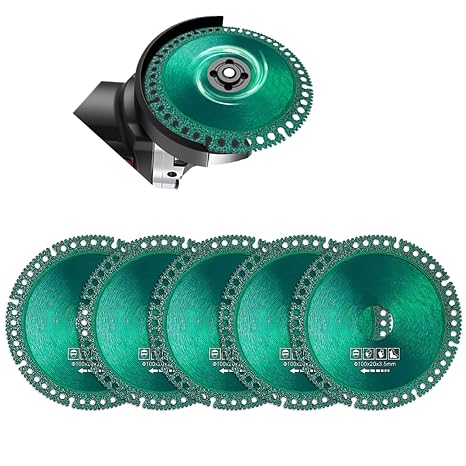 Indestructible Disc 2.0 - Cut Everything in Seconds, 2026 New Indestructible Disc for Angle Grinder 7/8 inch, 4 inch Circular Saw Blades for Ceramic Tile Glass Metal Wood Cutting (5pcs)
