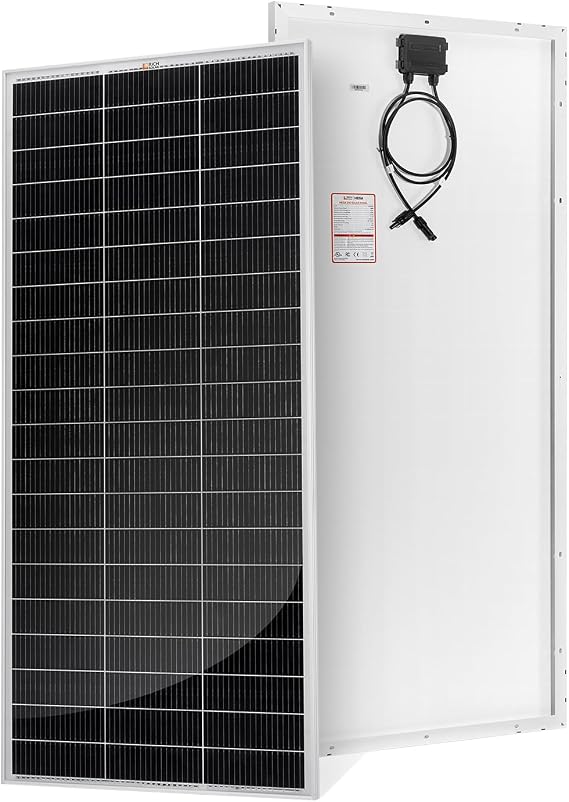 RICH SOLAR 200Watt 24V Solar Panel, 25% High-Efficiency N-Type Solar Panel