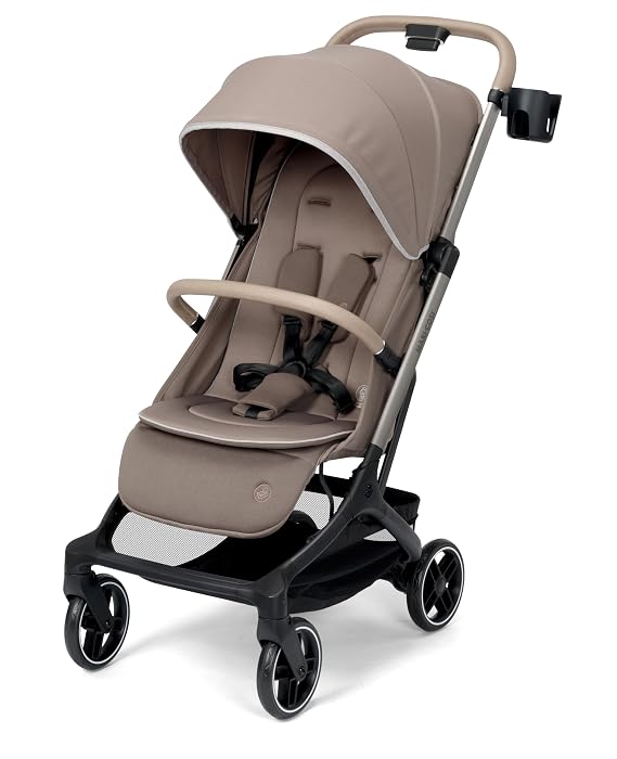 Maxi-Cosi Oxford Cabin Lightweight Travel Stroller for Airplane Flights, Portable Stroller for Family Travel, Truffle