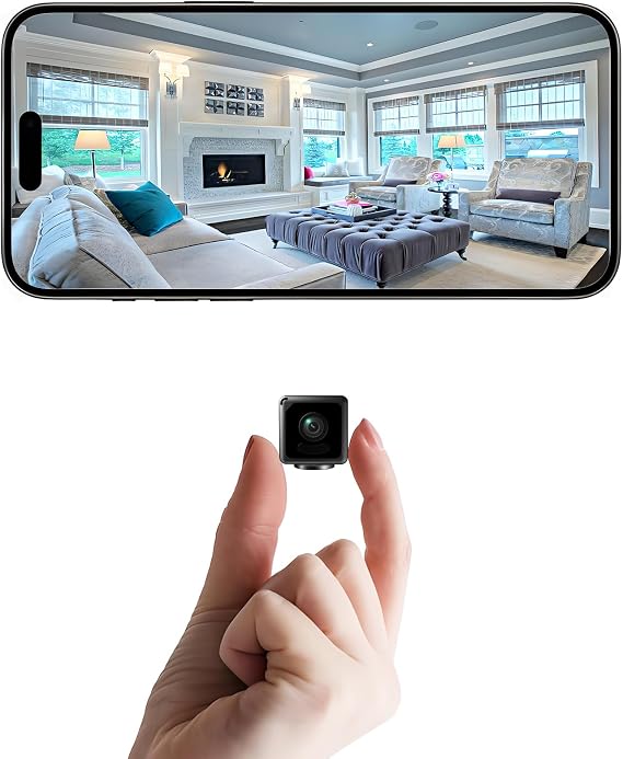 4K Mini Security Camera WiFi Wireless Camera Small Smart Portable HD Nanny Cam