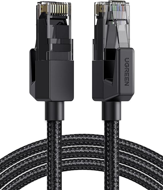UGREEN Cat 6 Ethernet Cable 1M, Braided 5Gbps PoE RJ45 LAN