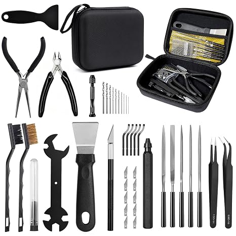 52PCS 3D Printer Tools Kit with Storage Case