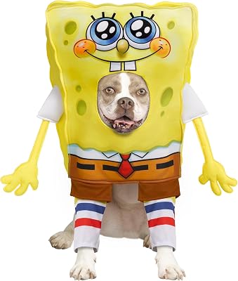 InSpirit Designs Walking SpongeBob SquarePants Pet Costume, SM