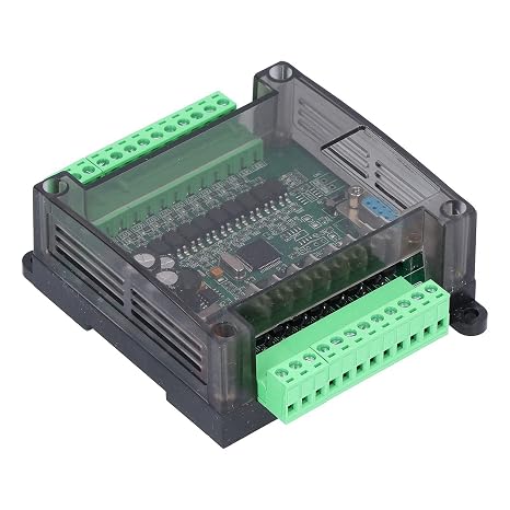 12V PLC Control Programmable Logic Controller DC12V 2N20MT Industrial Control Board PLC Programmable Logic Controller Relay Output(Add Shell), Industrial Computer
