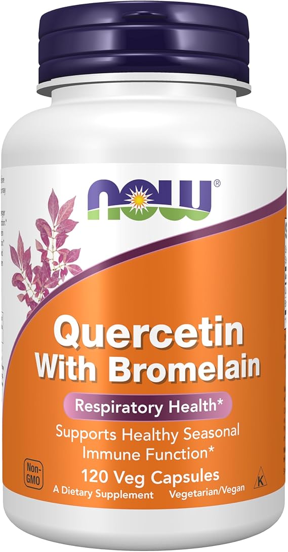 Now Foods Quercetin with Bromelain, 120 CT