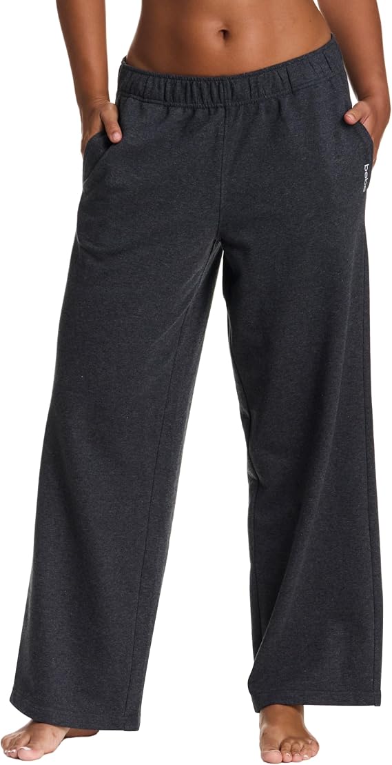 bebe Womens Sweatpants with Pockets, French Terry Joggers Sweats for Women