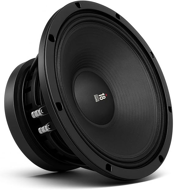 18 Sound 12 Inch Midrange Speaker, High Sensitivity 100dB 8 Ohm Woofer, 500W Power, 3" ISV Voice Coil, Audio Midbass Woofer for Touring & Concert Sound, Weather Treated Cone, Low Distortion Driver