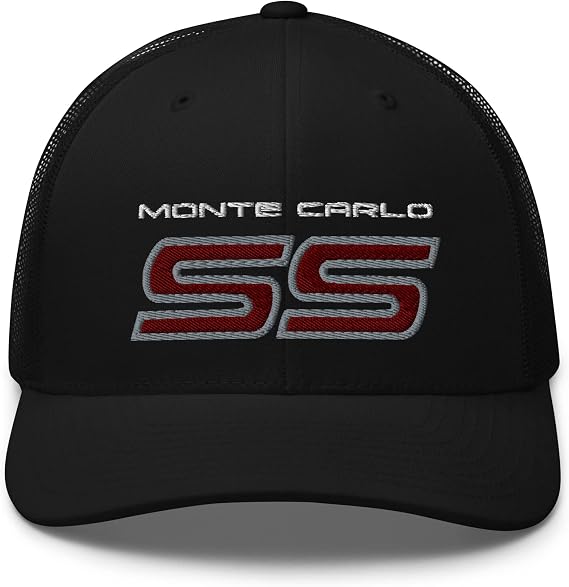 Chevy Monte Carlo SS Classic Car Hat Black