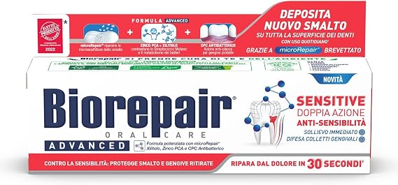Biorepair Advanced Sensitive Oral Care Toothpaste with microRepair 75ml 2.5fl.oz
