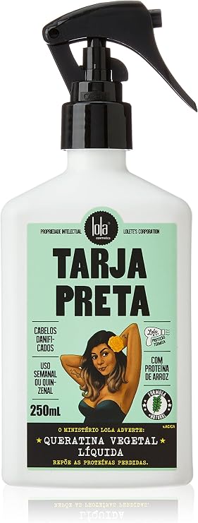 Linha Tarja Preta Lola - Queratina Vegetable Liquida 250 ml
