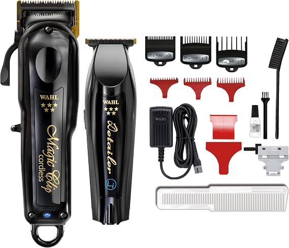 Wahl Professional 5 Star Cordless Magic Clip & Cordless Detailer Li Combo - Model 56458