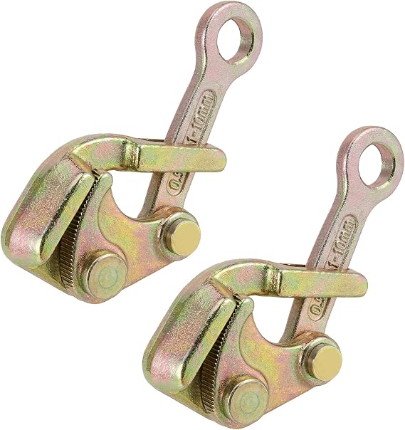 JOIKIT 2 Pack 0.5 T Cable Grip Wire Puller, Wire Gripper Steel Cable Pulling Tool for 1/32-3/8 Inch Rope,1102 Lbs