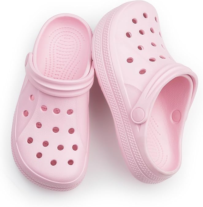 Kid's Garden Clogs Cute Slides Sandals Beach Slipper Indoor Outdoor-Friendly Comfy Lightweight