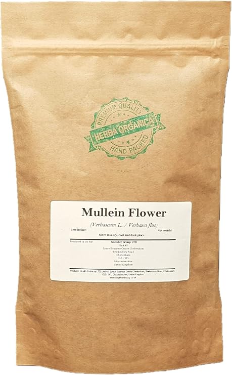 Herba Organica - Mullein Flower - Verbascum L - Herbal Tea (100g)