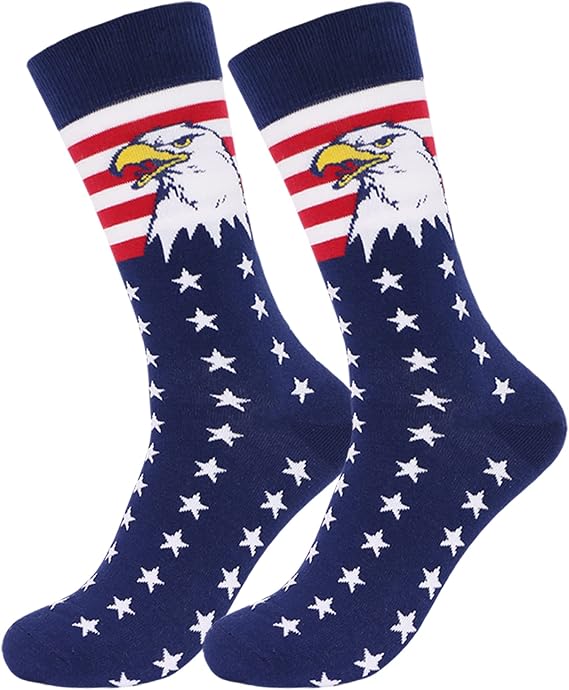 American Flag Socks Stars Stripes Patriotic Socks for Men and Women