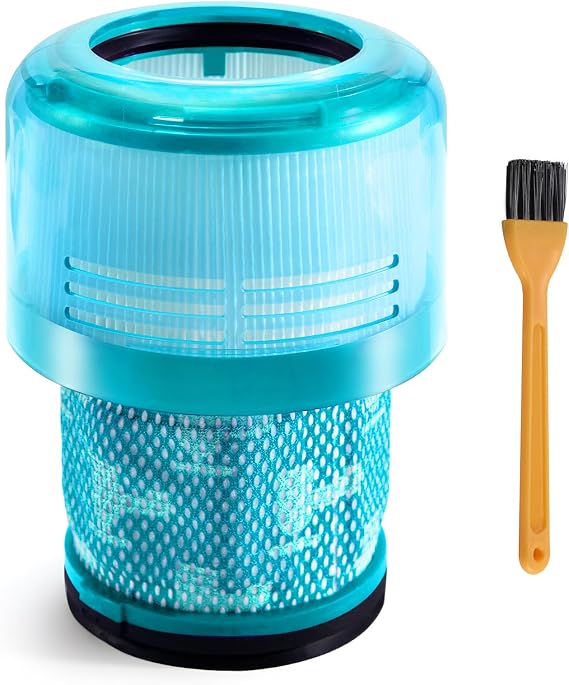 Cheerhom Dyson V11 için filtre, Dyson V11 V15 SV14 SV17 SV22 ile uyumlu, Dyson V11 için 1 adet Hepa filtre, Dyson V11 için 2'li vakum filtresi, Dyson V11 elektrikli süpürge için Torque Drive filtresi, yeşil