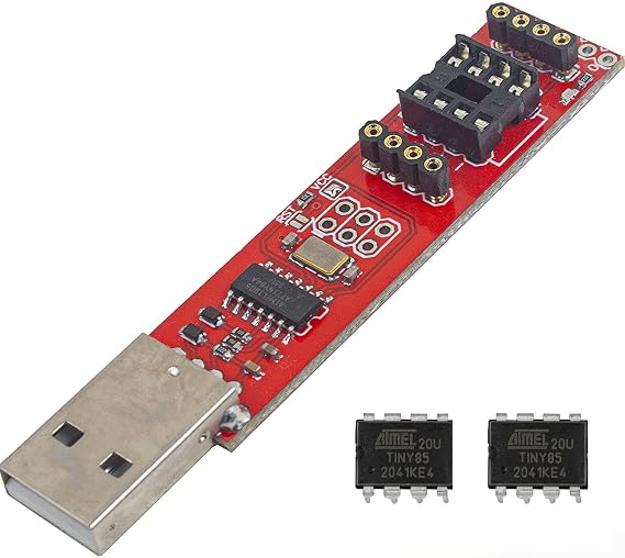 Tiny AVR Progammer Included 2pcs ATTINY85-20PU DIP8 (Tiny Programmer with ATTINY85-20PU 2pcs)