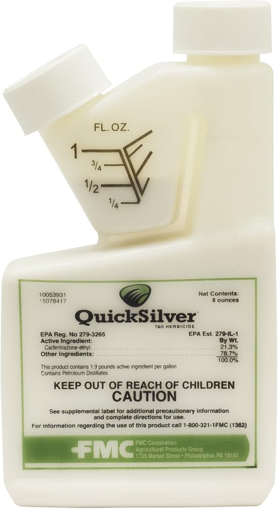 FMC Quicksilver Herbicide Broadleaf Weed and Moss Control
