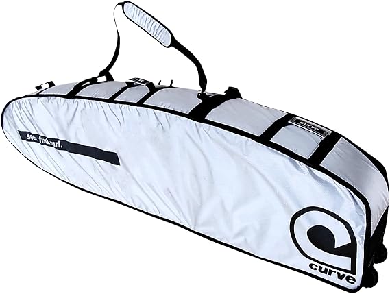 Curve Wheeled Coffin Surfboard Travel Bag Triple/Quad (3-4 Boards) Mission