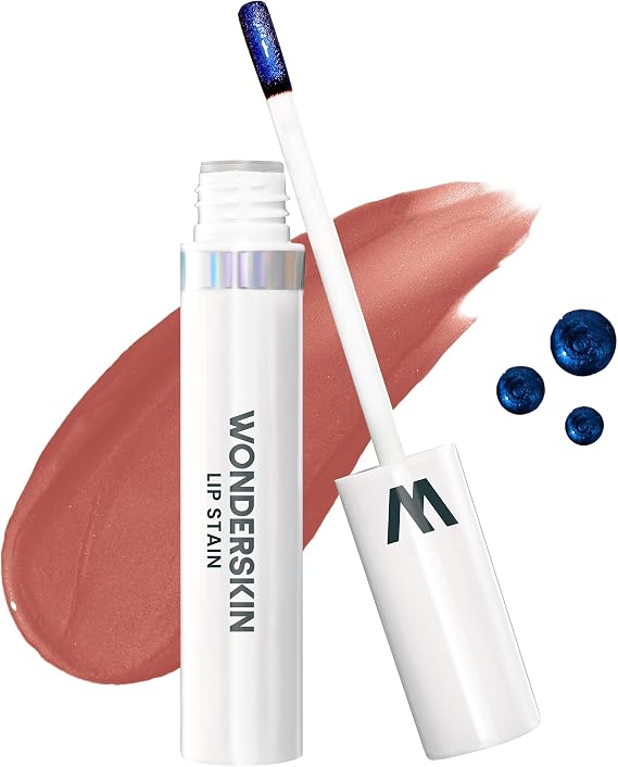 Wonderskin Lip Stain – Long Lasting, Waterproof, Lip Tint Peel Off Masque | Transfer-proof chestnut brown lip tint with comfortable all-day wear for natural-looking lips from day to night.