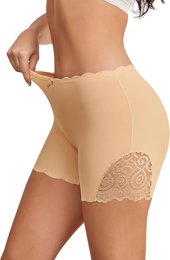 Banamic Women's Boyshorts Underwear Seamless Boy Shorts Panties Soft Stretch Boxer Briefs