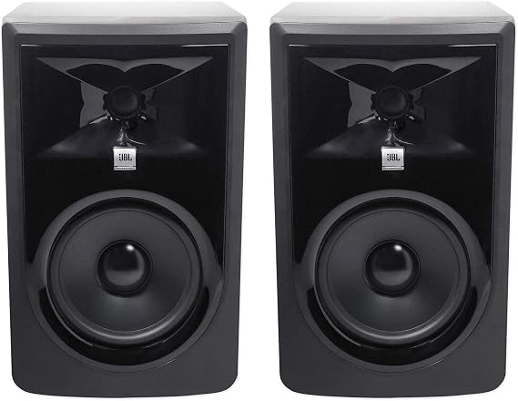 JBL (2) 306PMKII 6" Powered Studio Reference Monitor Monitoring Speakers