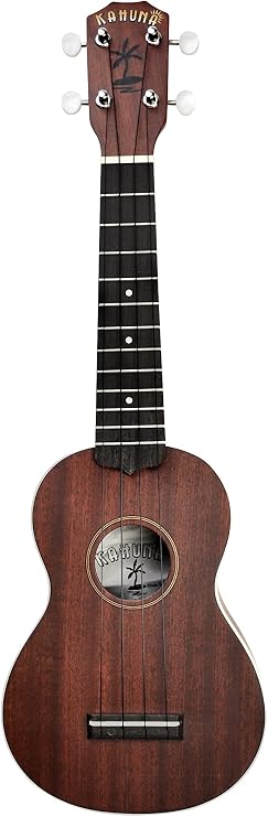 Kahuna Mahogany Soprano Ukulele with Binding