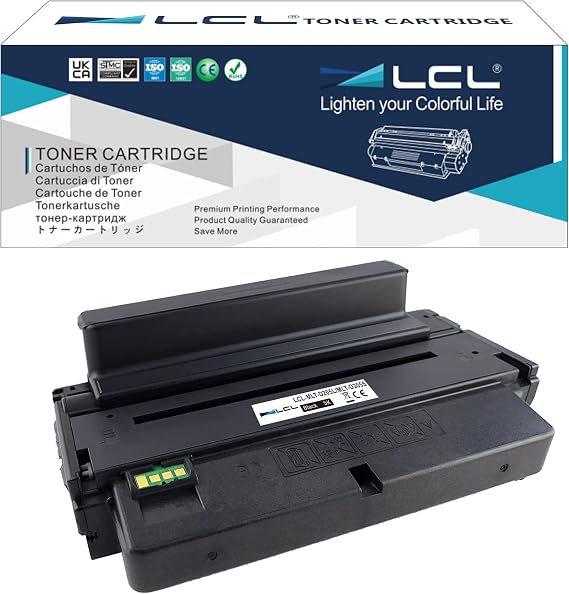 LCL Compatible Toner Cartridge Replacement for Samsung MLT-D205L MLT-D205S 5000 Pages ML-3300 3310 3710 3312 3712 3310ND 3312ND 3710ND 3310D 3710D SCX-5739 5639 5737 ML-3712DW SCX-4835FD(1-Pack Black)