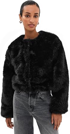 [BLANKNYC] Women's Cash Flow Faux Fur Jacket