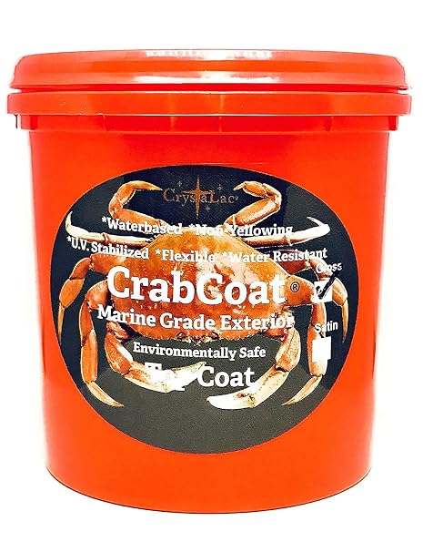 CrystaLac, Crab Coat (Clear Gloss, 8oz)