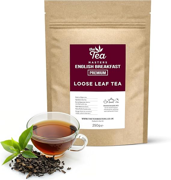 The Tea Masters Loose Leaf Tea - English Breakfast - Premium (1x250g)