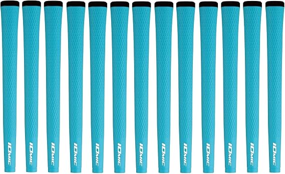 Iomic Sticky Mid Golf Grip Bundle (13 Piece), Sky Blue