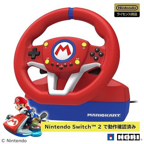Hori Controller NSW -204 [Mario Cart Racing Wheel for Nintendo Switch]