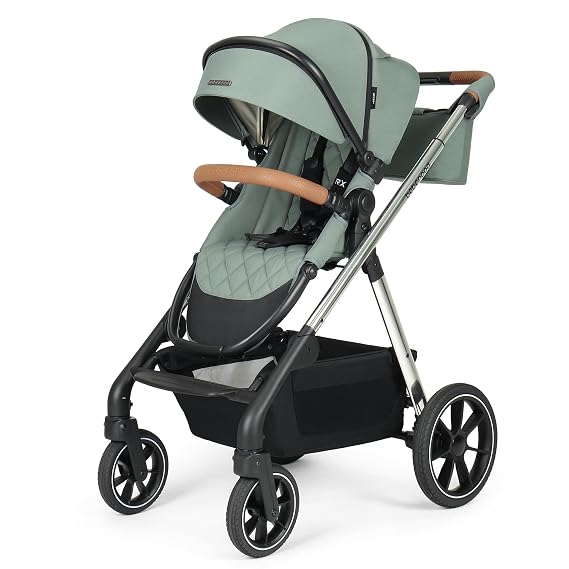 RX 3-in-1 Baby Stroller, Foldable Infant Toddler Stroller with Organizer