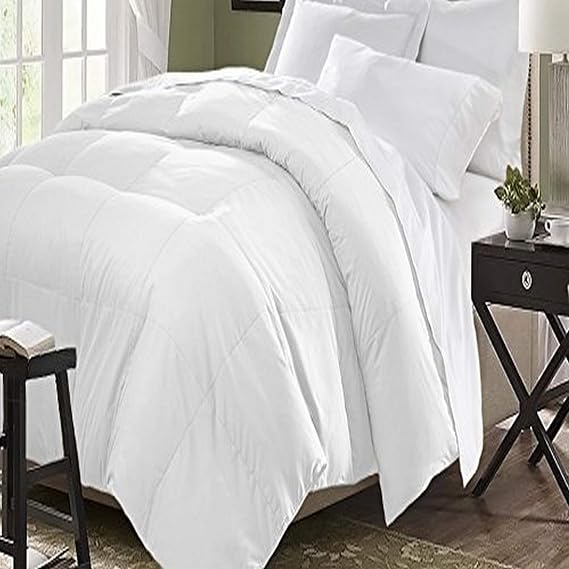 Kathy Ireland Microfiber Down Fiber King in White Color Comforter,