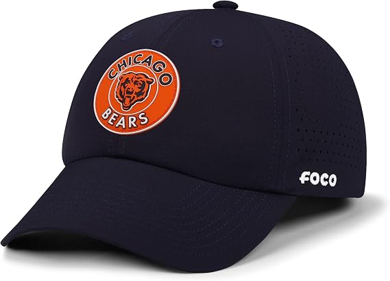 FOCO NFL Mens NFL Team Logo Circular Patch Casual Cap Hat
