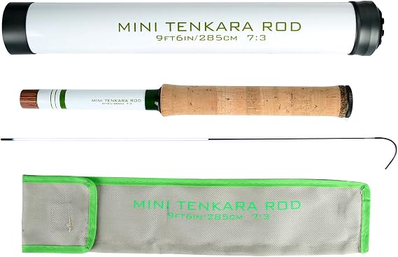Maxcatch Mini Tenkara Fly Fishing Rod with Extra Tip Section 12ft, 9ft6