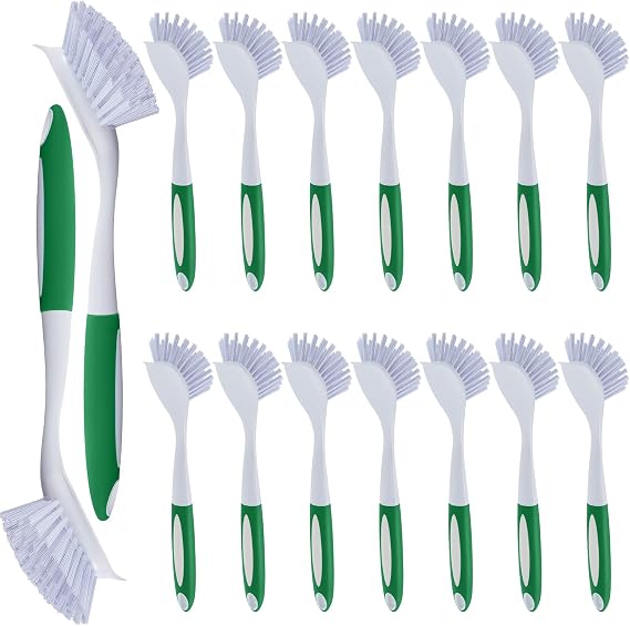 Hsei Kitchen Scrub Dish Brush Bulk, Green