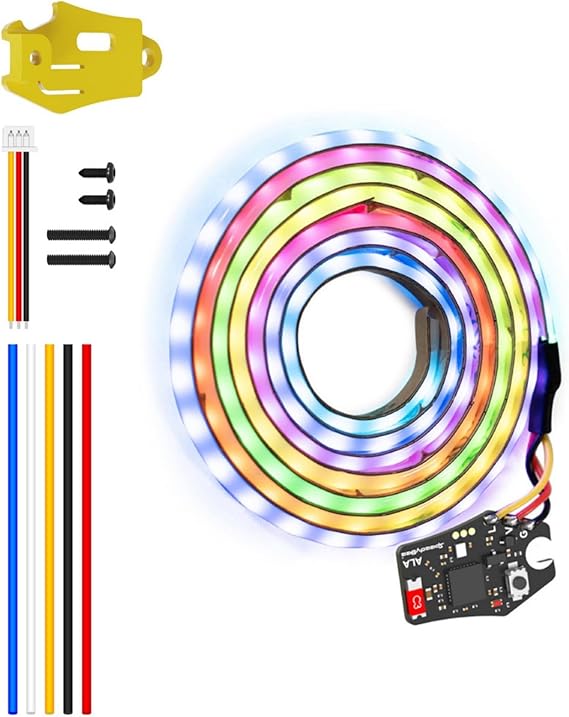 SpeedyBee Adjustable Color LED Light Strips for FPV Customizable Effects SpeedyBee LED Light Strips