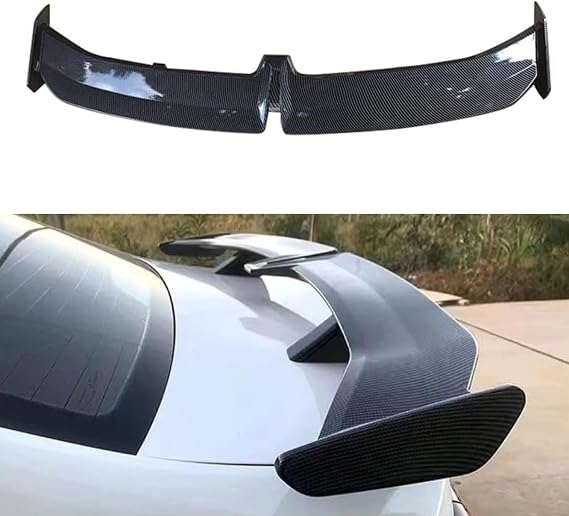 Car Rear Spoiler, Car Rear Wing, Scratch-Resistant Styling Retrofit Accessories, Compatible with Bao Jun 630 GP51 GP52 2013-2016, B Carbon Fibre Look