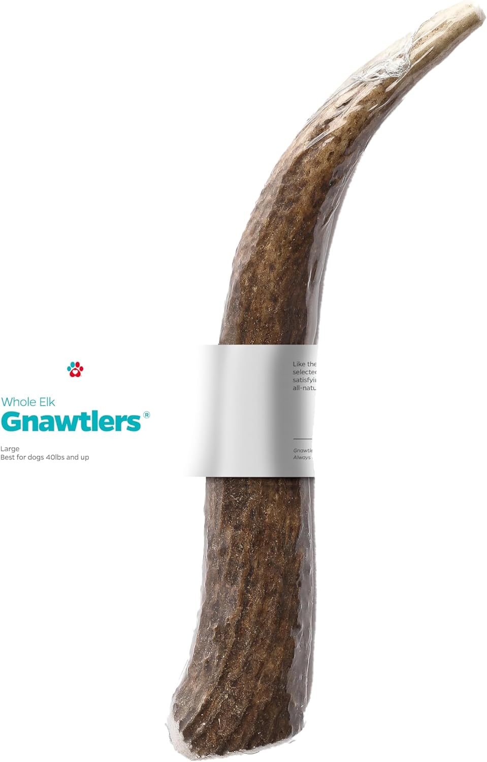 Pet Parents Gnawtlers - Premium Naturally Shed Elk Antlers for Dogs, All Natural Dog Chew, Specially Selected from The Heartland Regions Large