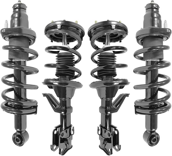 COMPLETESTRUTS - Front & Rear Complete Strut Assemblies with Coil Springs Replacement for 2002-2006 Honda CR-V - Set of 4