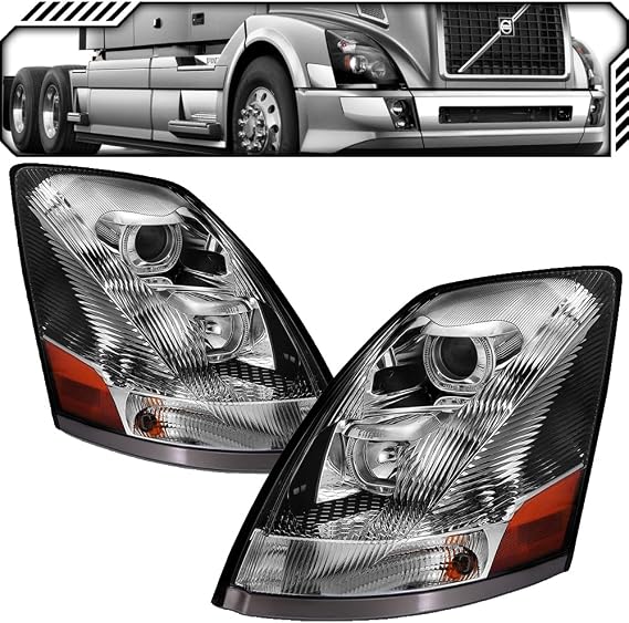 EPIC LED Pair ChrProj w/LED U Headlights for 04-15 VN VNL VNM