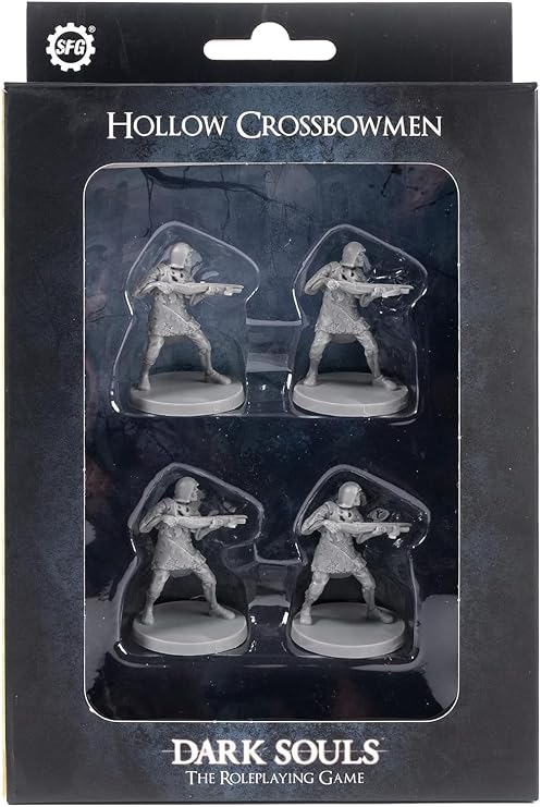 Steamforged Games Dark Souls The Role Playing Game: Hollow Crossbowmen Miniatures & Stat Cards